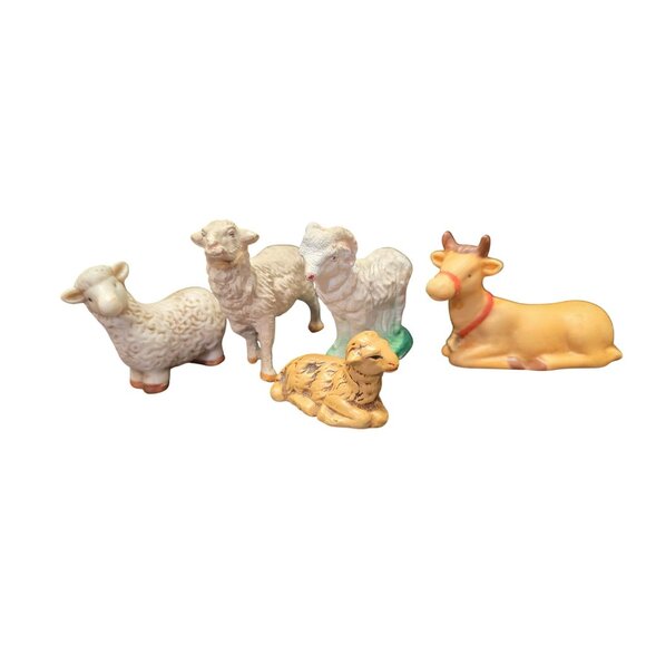 Lot of 5 Vintage Nativity Animals Bundle - Picture 1 of 8
